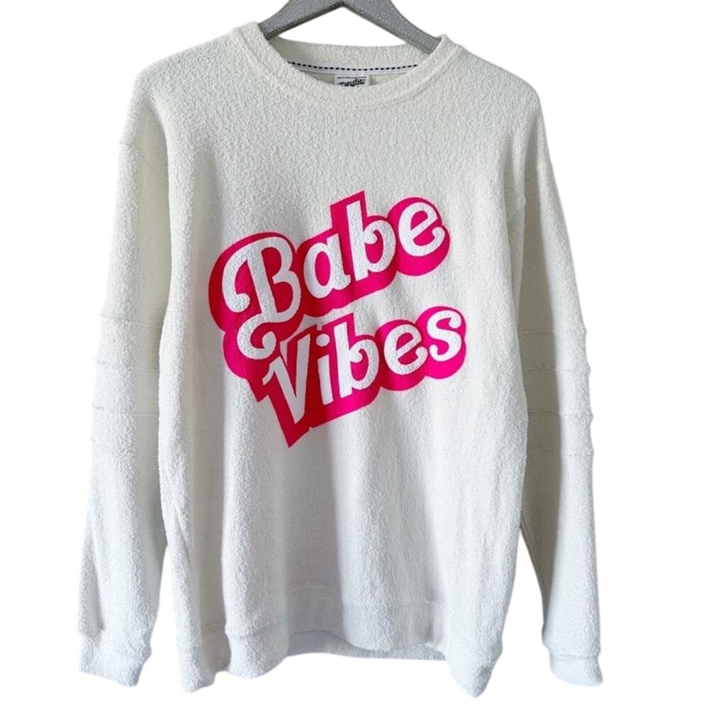 Pacific & Co Babe Vibes Barbie Oversized Sweatshirt